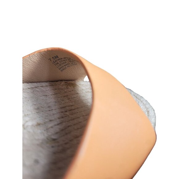 Antonio Melani Women's Size 7.5 M Sandals Cavaaa Leather Espadrille Wedges (59) - Picture 10 of 10